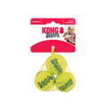 3 Pack Extra Small Air Kong Squeaker Tennis Balls