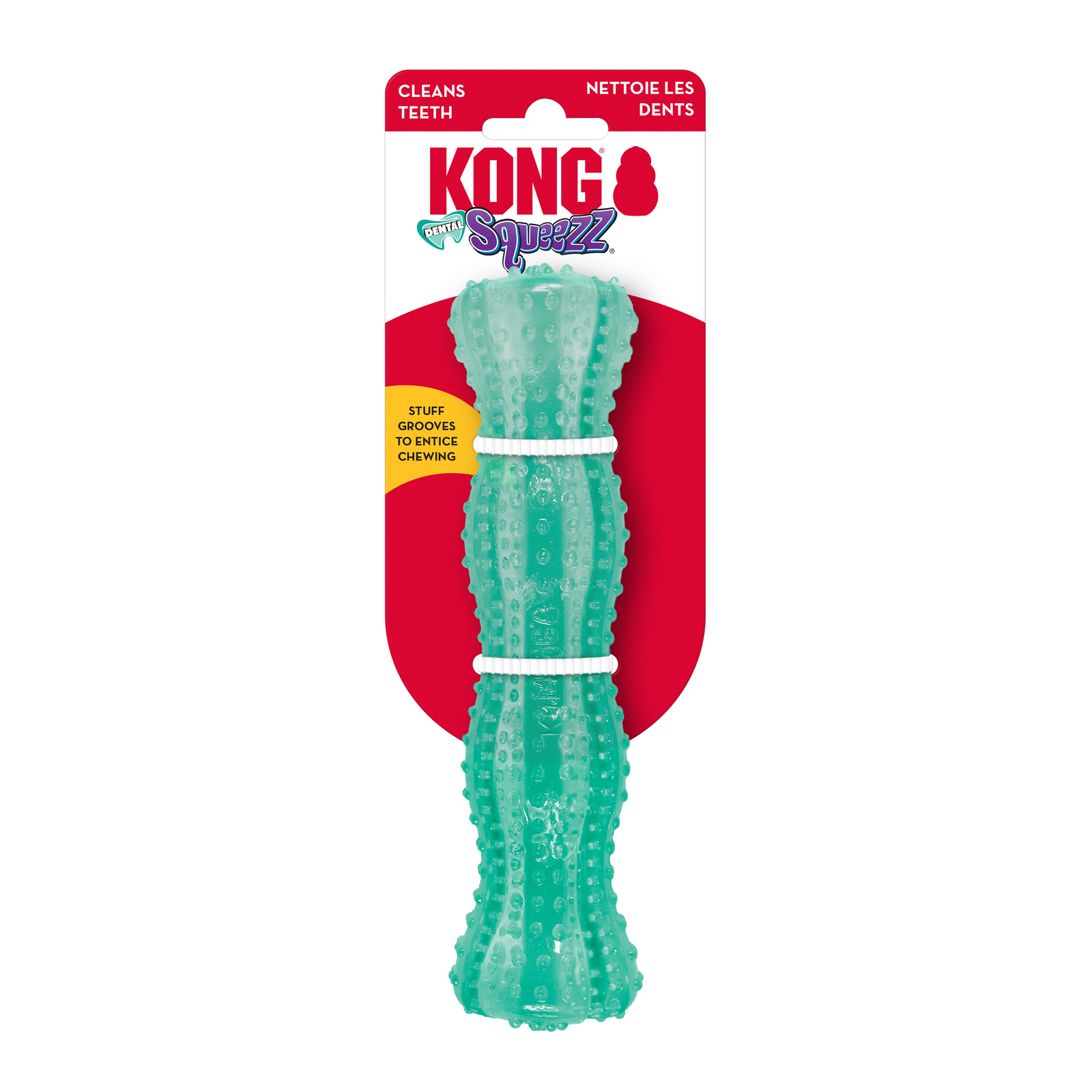 Kong Squeezz Dental Stick Teal Medium